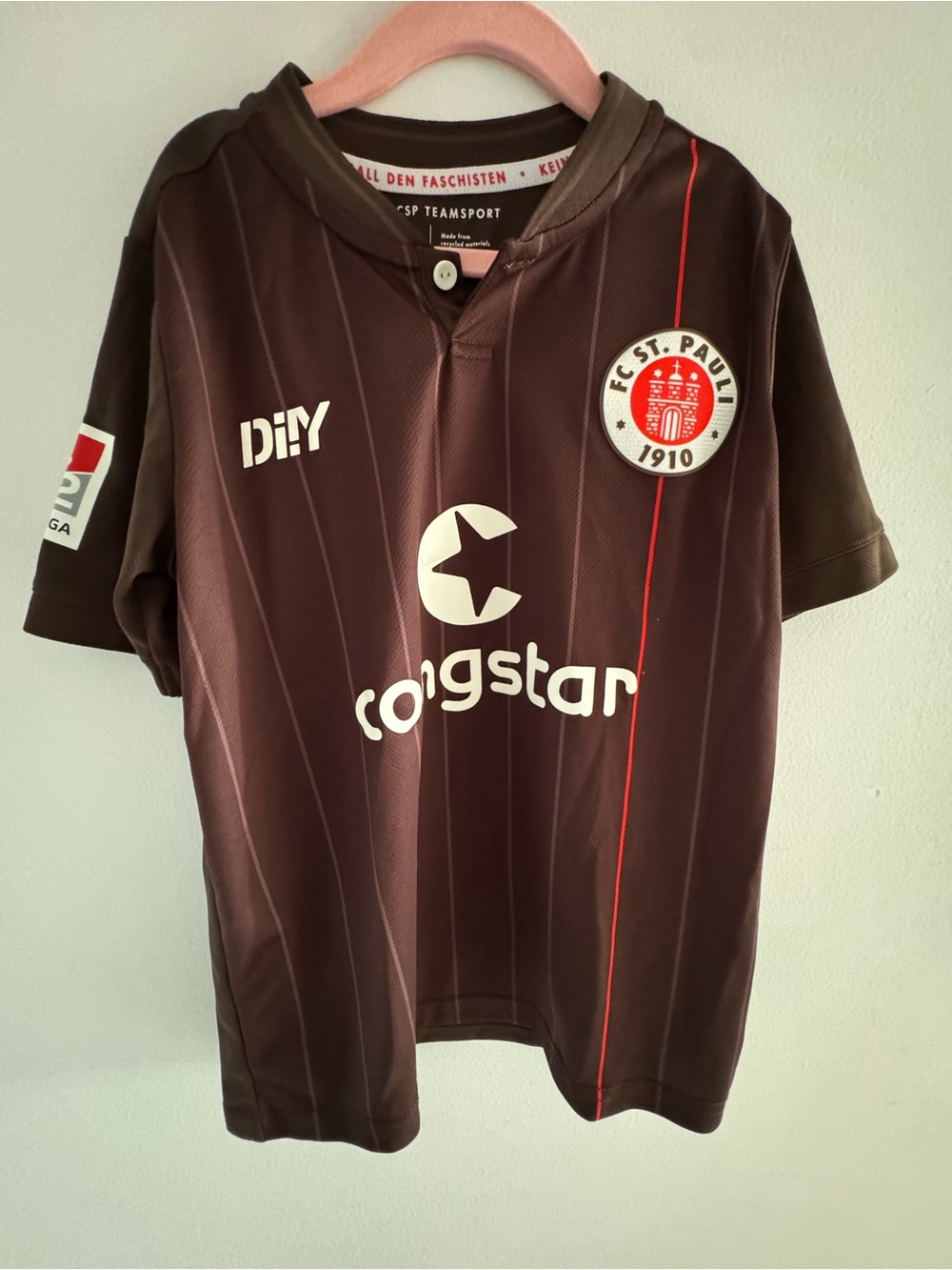 NWOT Kids' Brown Home Jersey - Short Sleeve